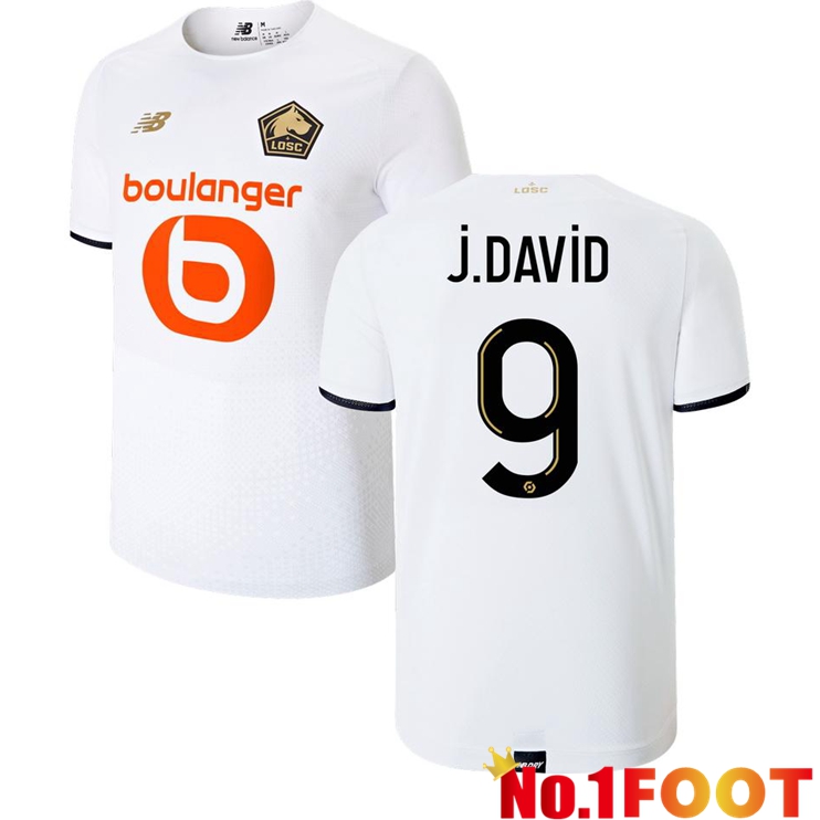 Lille LOSC (J.DAVID 9) Away Jersey White 2021/2022