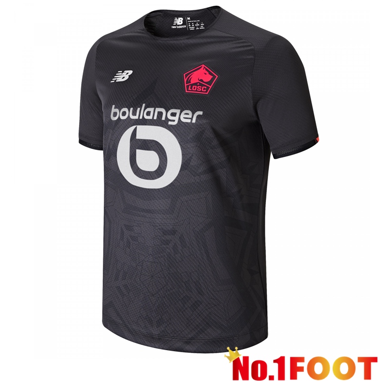 Lille LOSC Third Jersey Black 2021/2022