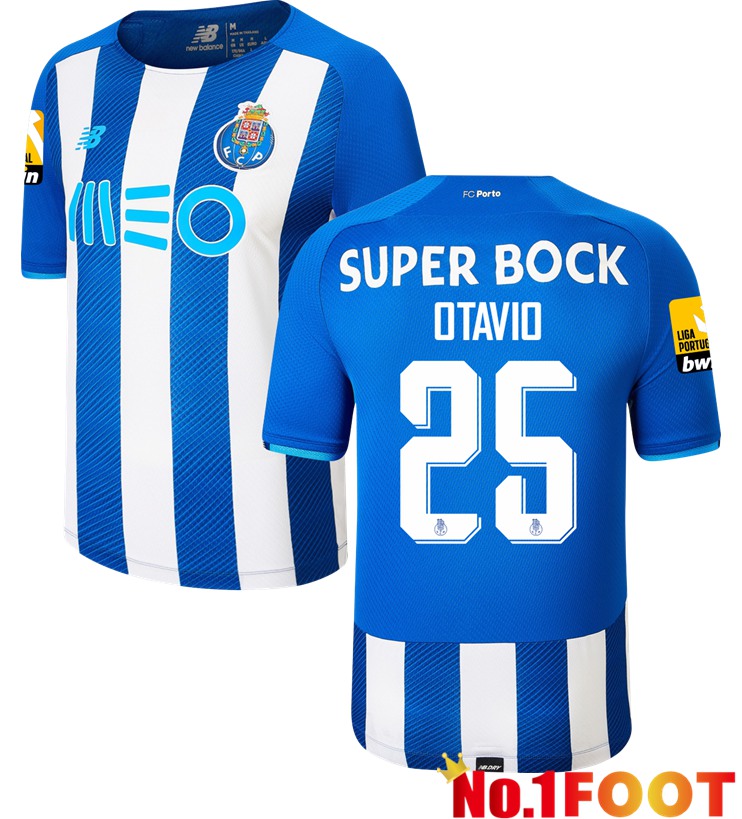 FC Porto (OTAVIO 25) Home Jersey White/Blue 2021/2022