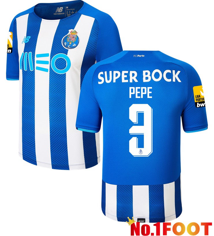 FC Porto (PEPE 3) Home Jersey White/Blue 2021/2022