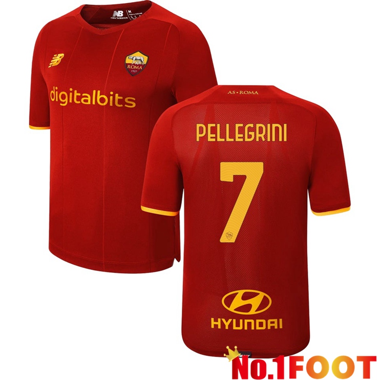 AS Roma（PELLEGRINI 7）Home Jersey Red 2021/2022