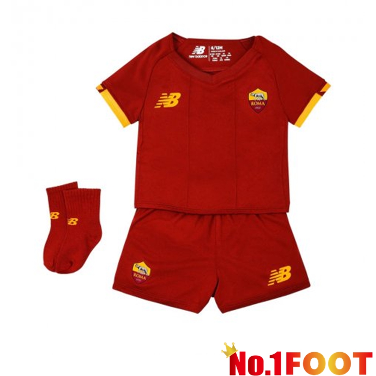 AS Roma Kids Home Jersey Red 2021/2022