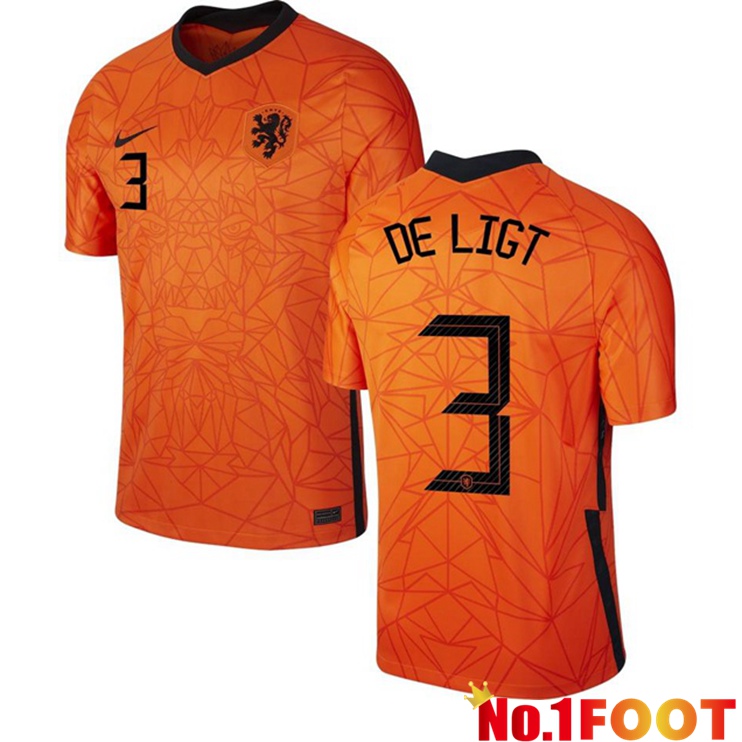 Netherlands (DE LIGT 3) Home Jersey 2020/2021