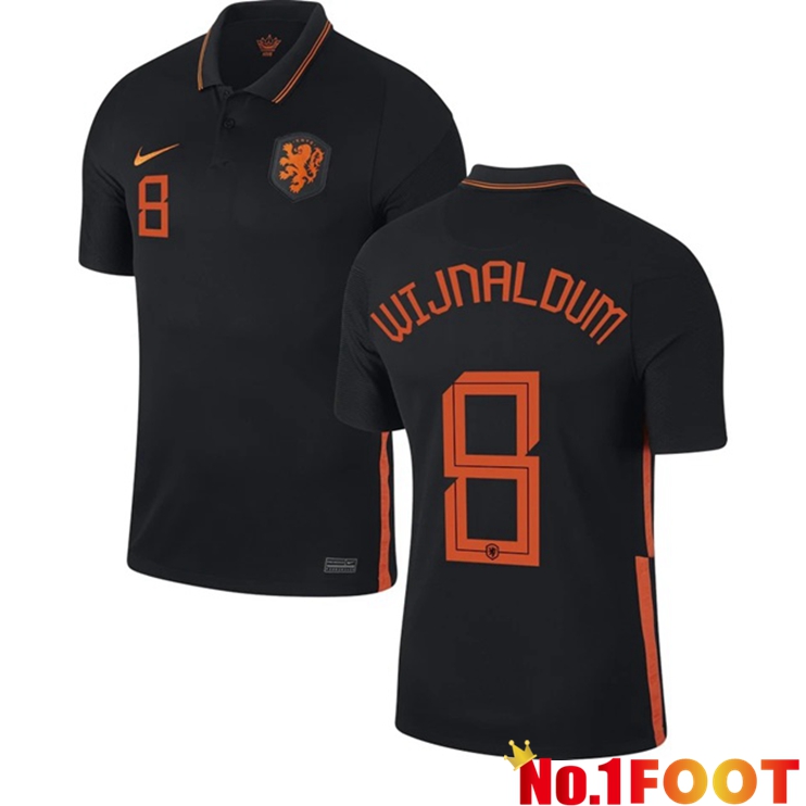 Netherlands (WIJNALDUM 8) Away Jersey 2020/2021