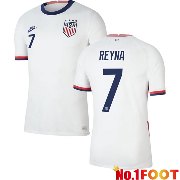 USA (REYNA 7) Home Jersey 2020/2021