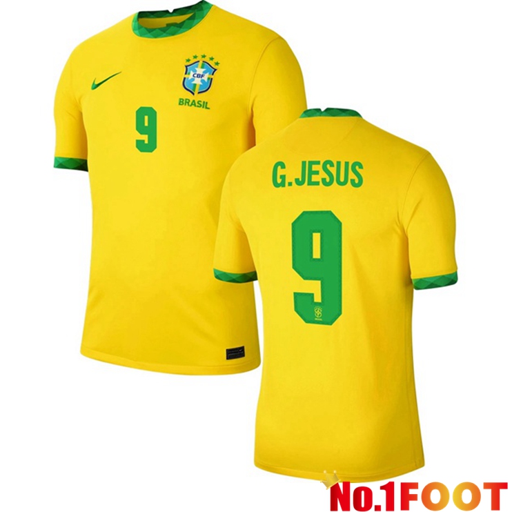 Brazil (G.JESUS 9) Home Jersey 2020/2021