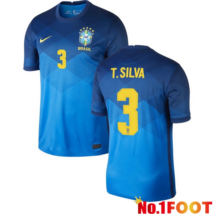 Brazil (T.SILVA 3) Away Jersey 2020/2021