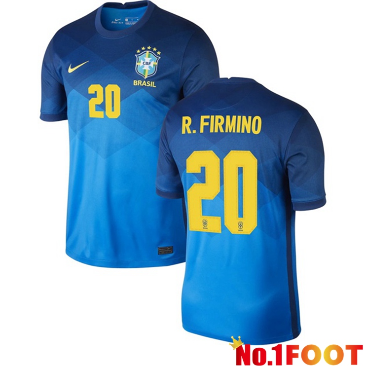 Brazil (R.FIRMINO 20) Away Jersey 2020/2021