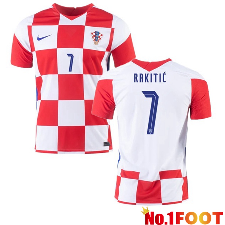 Croatia (RAKITIĆ 7) Home Jersey 2020/2021