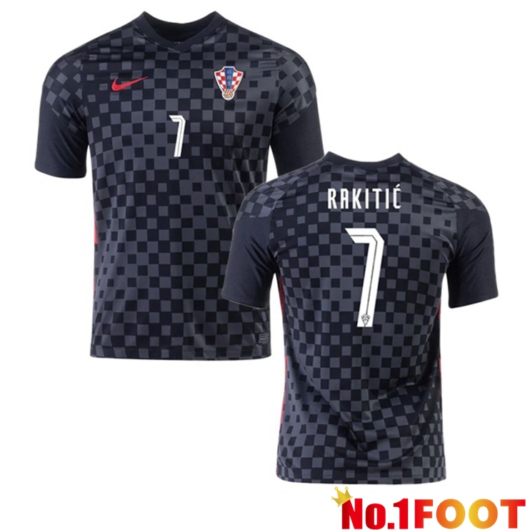 Croatia (RAKITIĆ 7) Away Jersey 2020/2021