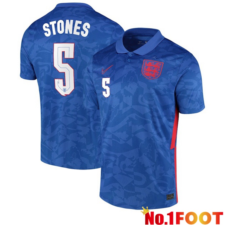 England (STONES 5) Away Jersey 2020/2021