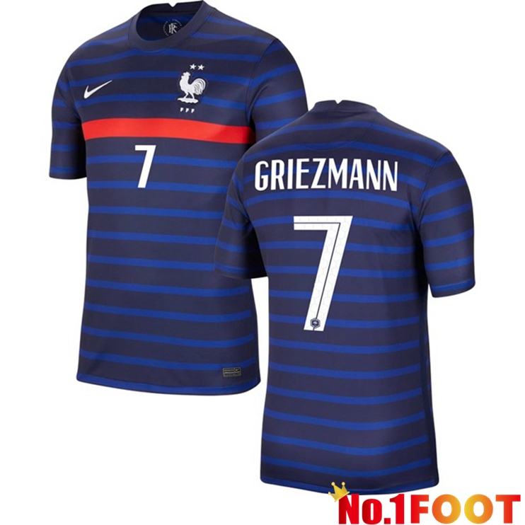 France (GRIEZMANN 7) Home Jersey 2020/2021 - Click Image to Close