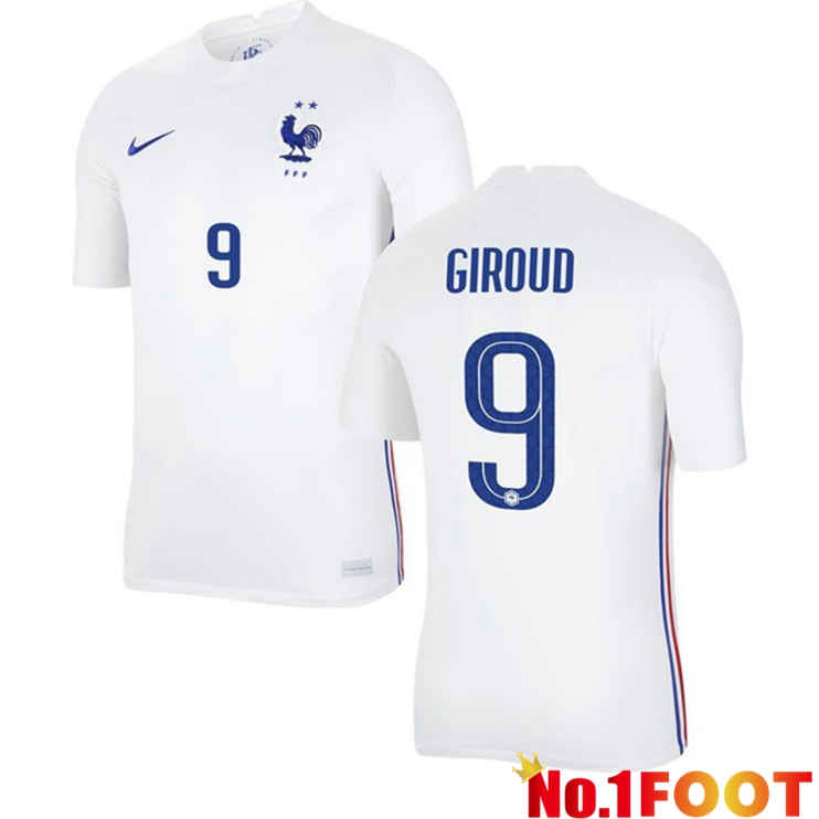 France (GIROUD 9) Away Jersey 2020/2021 - Click Image to Close