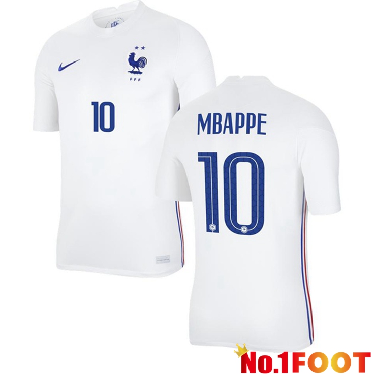 France (MBAPPE 10) Away Jersey 2020/2021