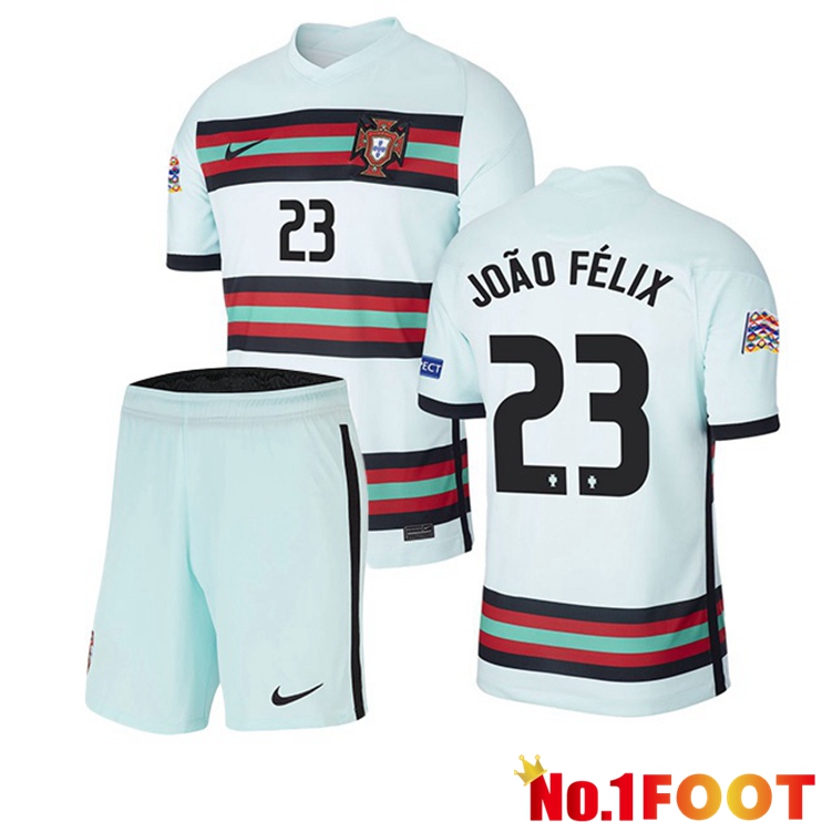 Portugal (JOAO FELIX 23) Kids Away Jersey 2020/2021