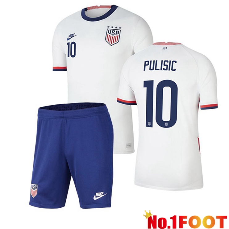 USA (PULISIC 10) Kids Home Jersey 2020/2021