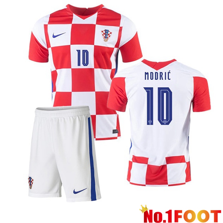 Croatia (MODRIĆ 10) Kids Home Jersey 2020/2021