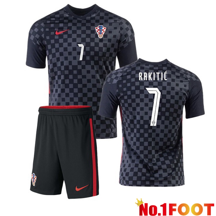 Croatia (RAKITIĆ 7) Kids Away Jersey 2020/2021