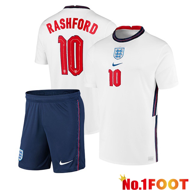 England (RASHFORD 10) Kids Home Jersey 2020/2021