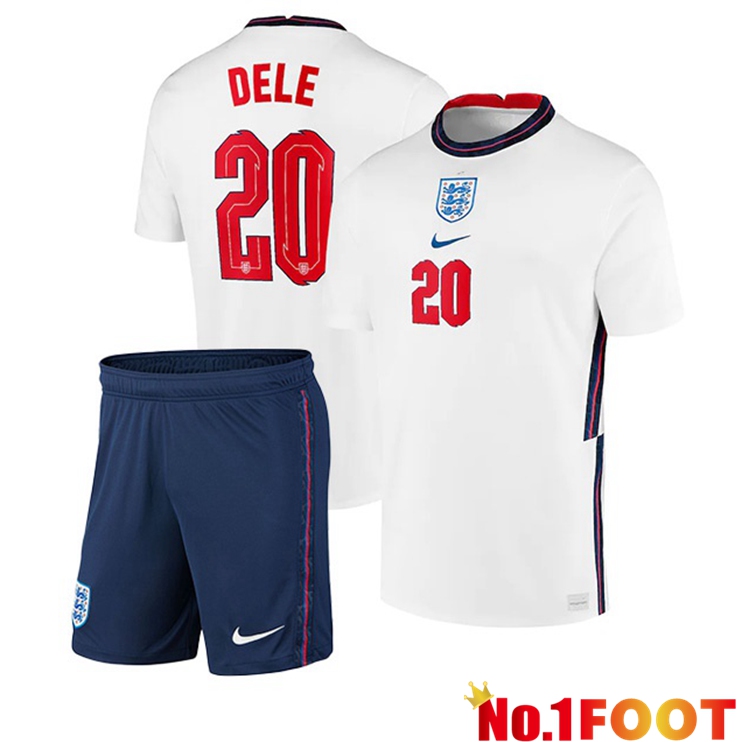 England (DELE 20) Kids Home Jersey 2020/2021