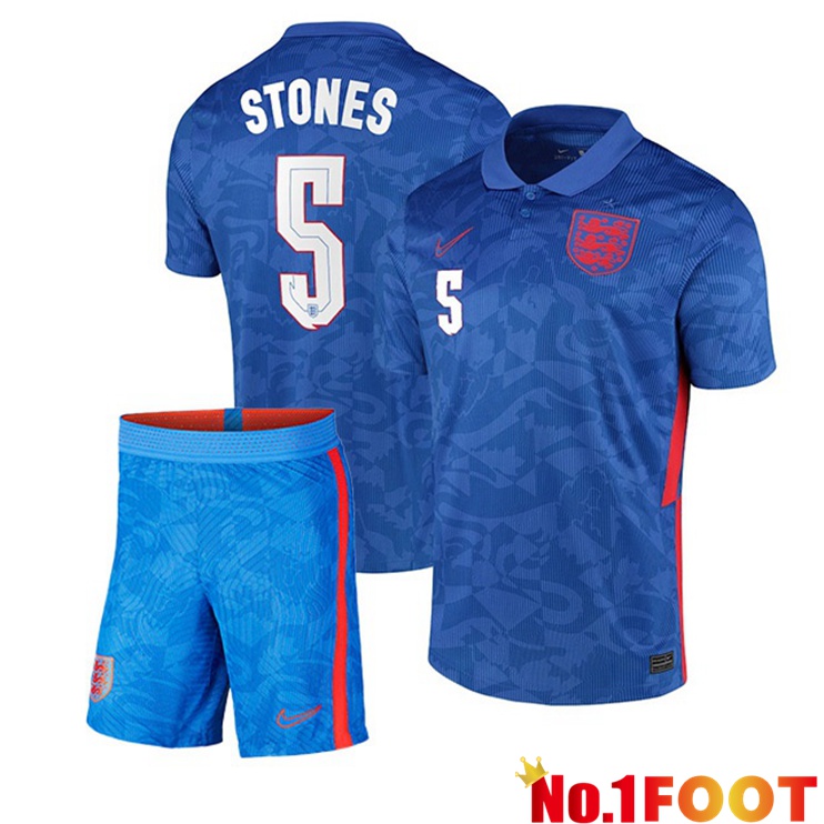 England (STONES 5) Kids Away Jersey 2020/2021