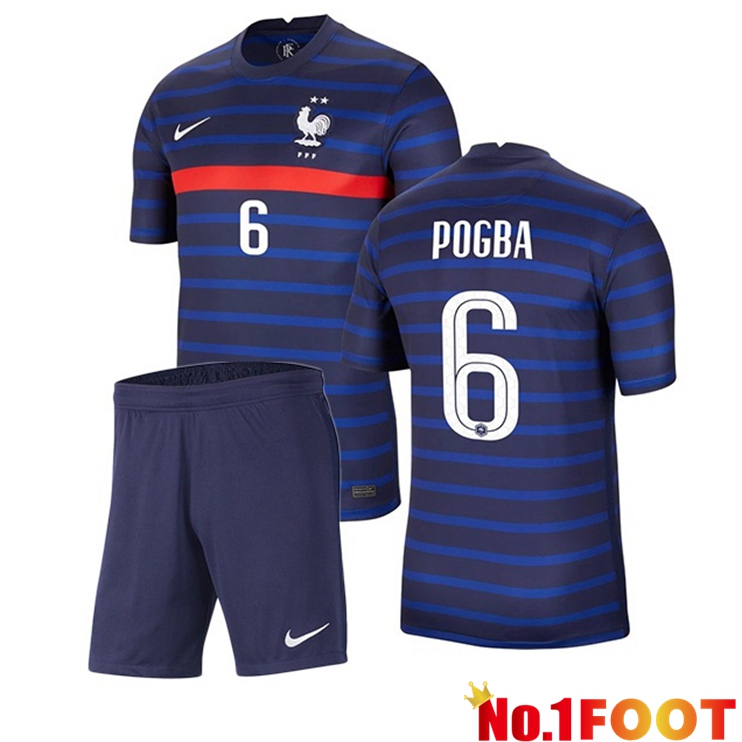 France (POGBA 6) Kids Home Jersey 2020/2021