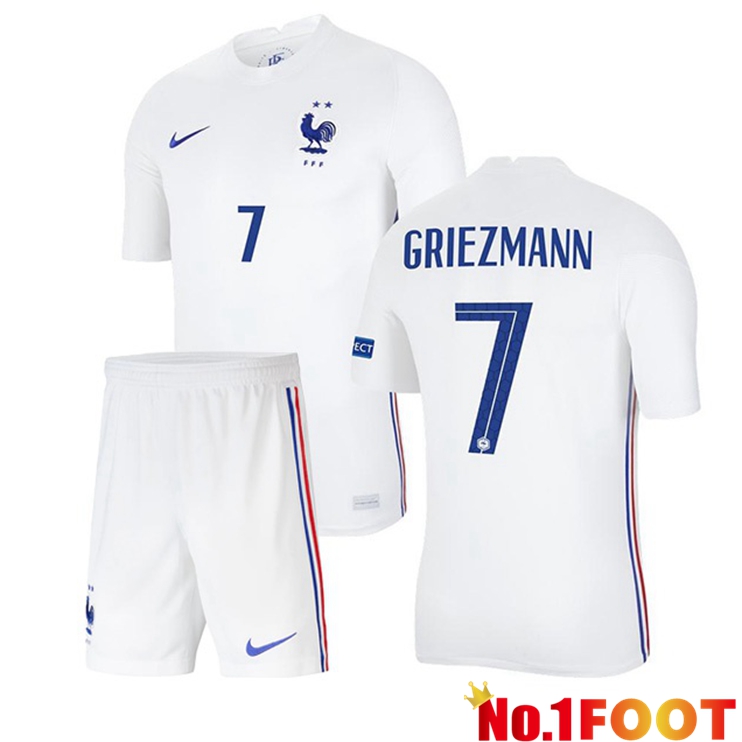 France (GRIEZMANN 7) Kids Away Jersey 2020/2021