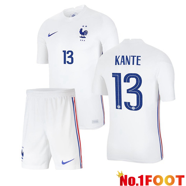 France (KANTE 13) Kids Away Jersey 2020/2021