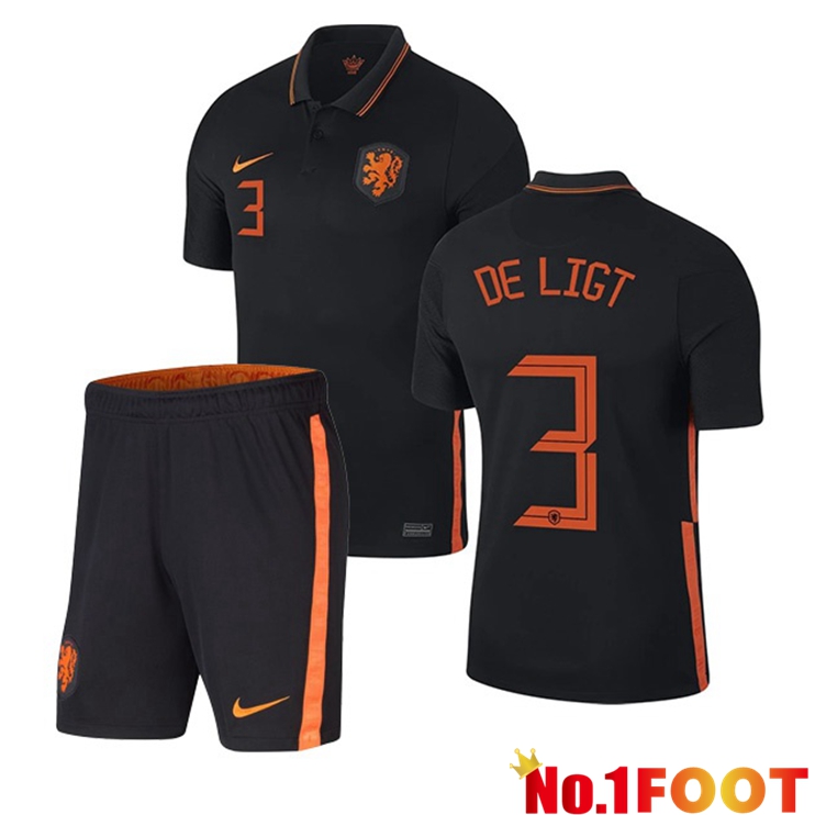 Netherlands (DE LIGT 3) Kids Away Jersey 2020/2021