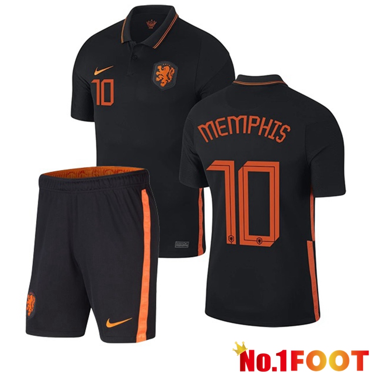 Netherlands (MEMPHIS 10) Kids Away Jersey 2020/2021