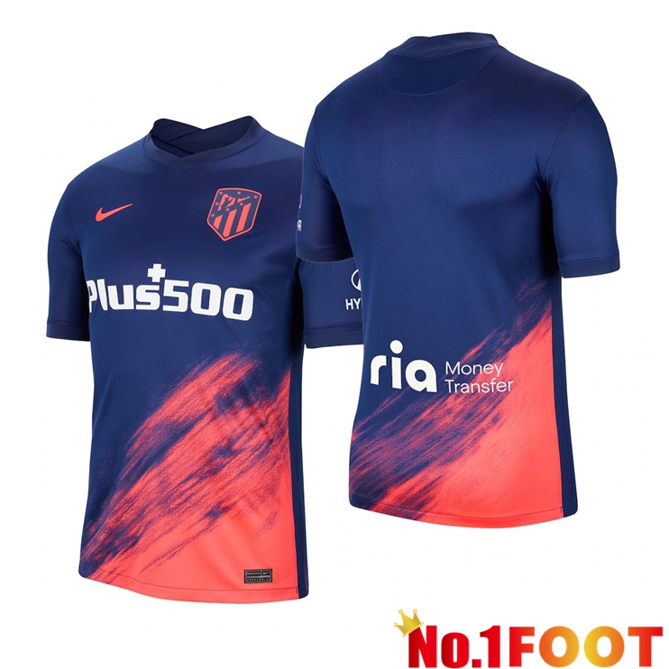 Atletico Madrid Away Jersey Blue Marine 2021/2022