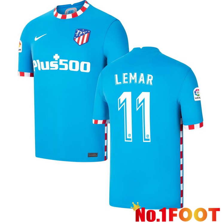 Atletico Madrid (LEMAR 11) Third Jersey Blue 2021/2022