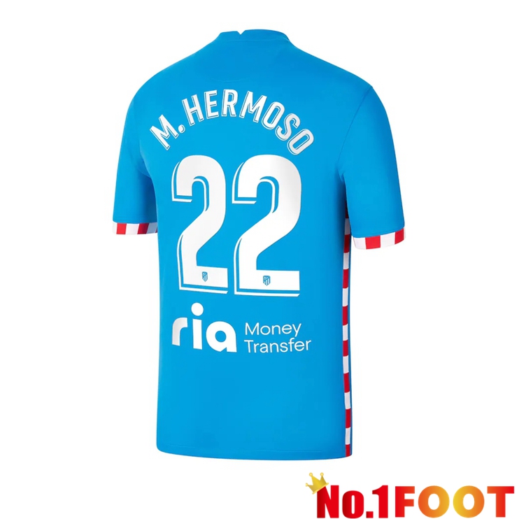 Atletico Madrid (Hermoso 22) Third Jersey Blue 2021/2022