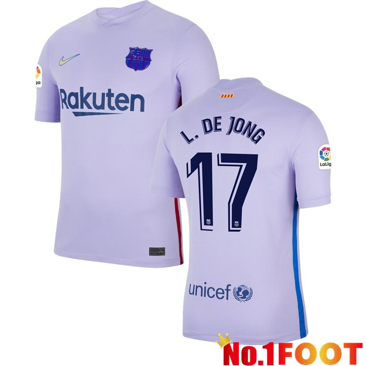 FC Barcelona (L.DE JONG 17) Away Jersey Purple 2021/2022