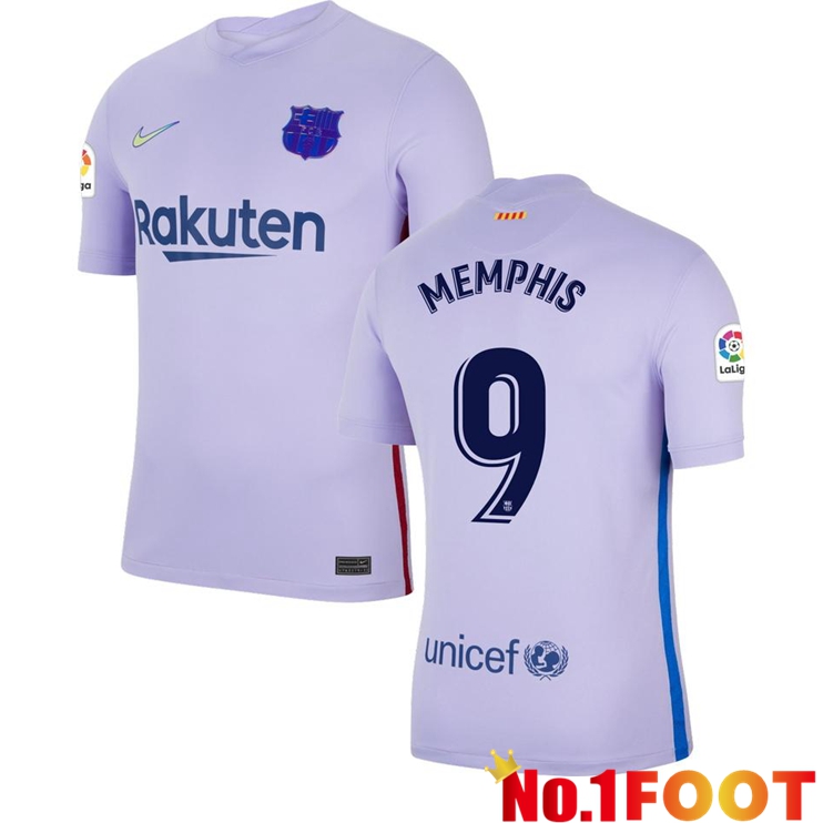 FC Barcelona (MEMPHIS 9) Away Jersey Purple 2021/2022