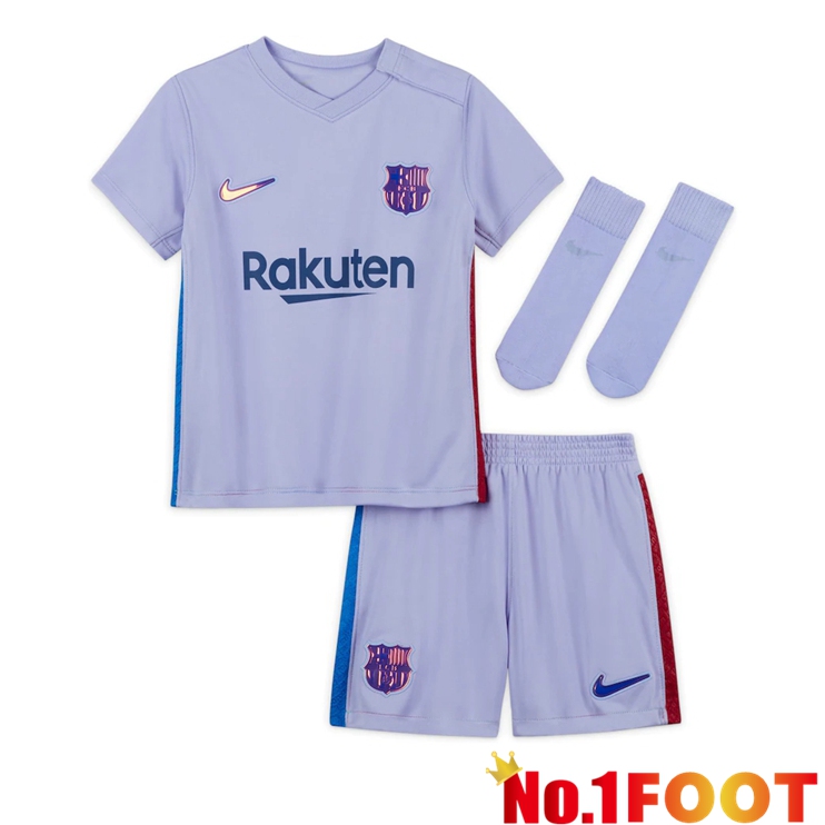 FC Barcelona Kids Away Jersey Purple 2021/2022