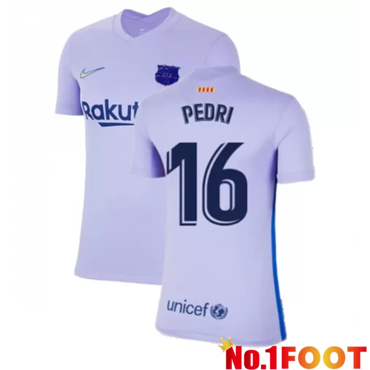 FC Barcelona (Pedri 16) Womens Away Jersey Purple 2021/2022