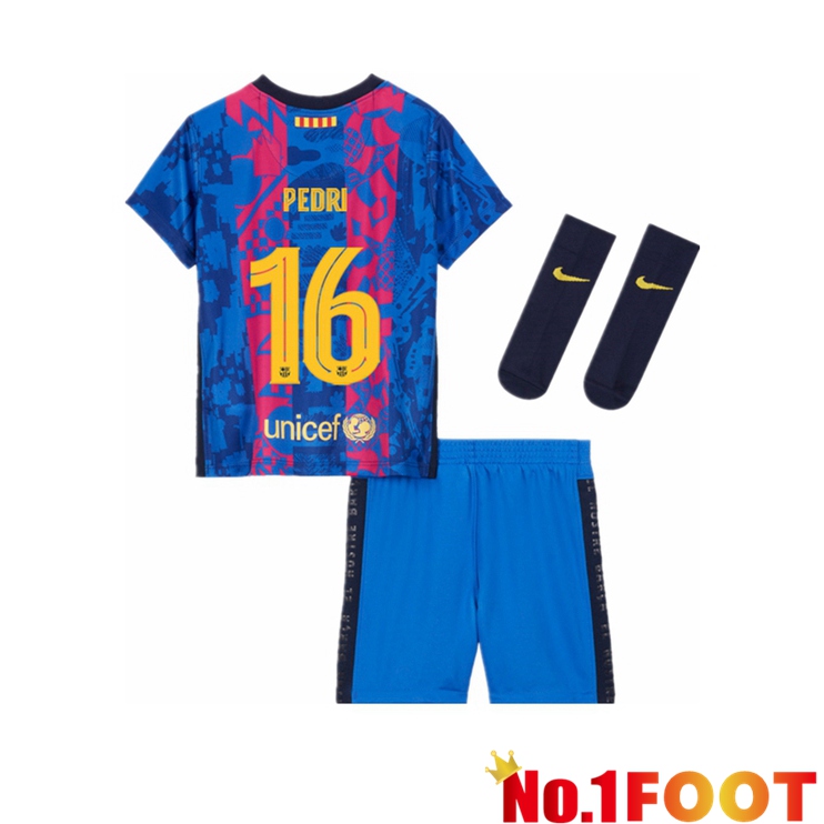 FC Barcelona (PEDRI 16) Kids Third Jersey 2021/2022