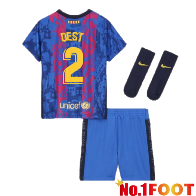 FC Barcelona (SERGIÑO DEST 2) Kids Third Jersey 2021/2022