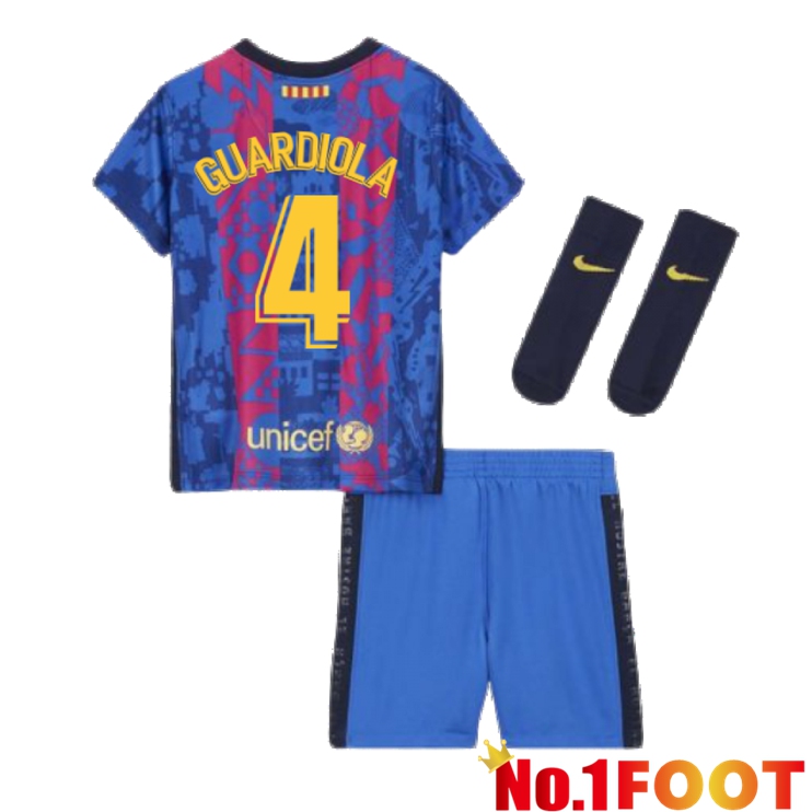 FC Barcelona (R ARAUJO 4) Kids Third Jersey 2021/2022