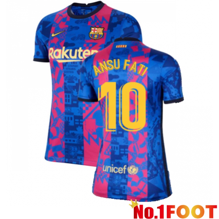 FC Barcelona (ANSU FATI 10) Womens Third Jersey 2021/2022