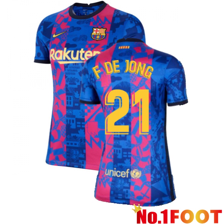 FC Barcelona (F. De Jong 21) Womens Third Jersey 2021/2022