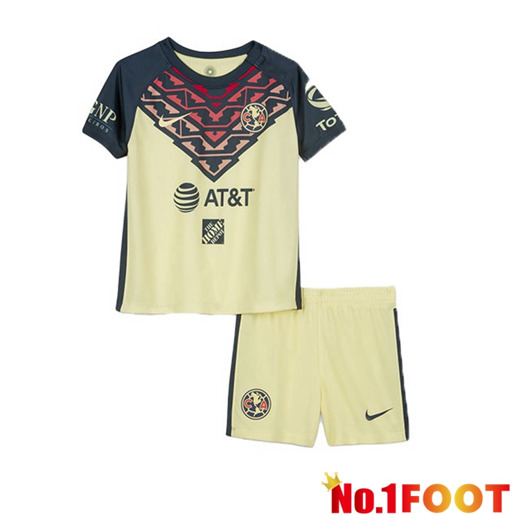 Club America Kids Home Jersey Yellow 2021/22