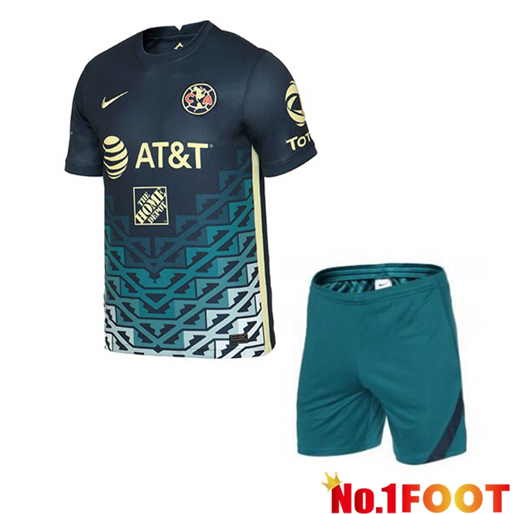 Club America Kids Away Jersey Green 2021/22