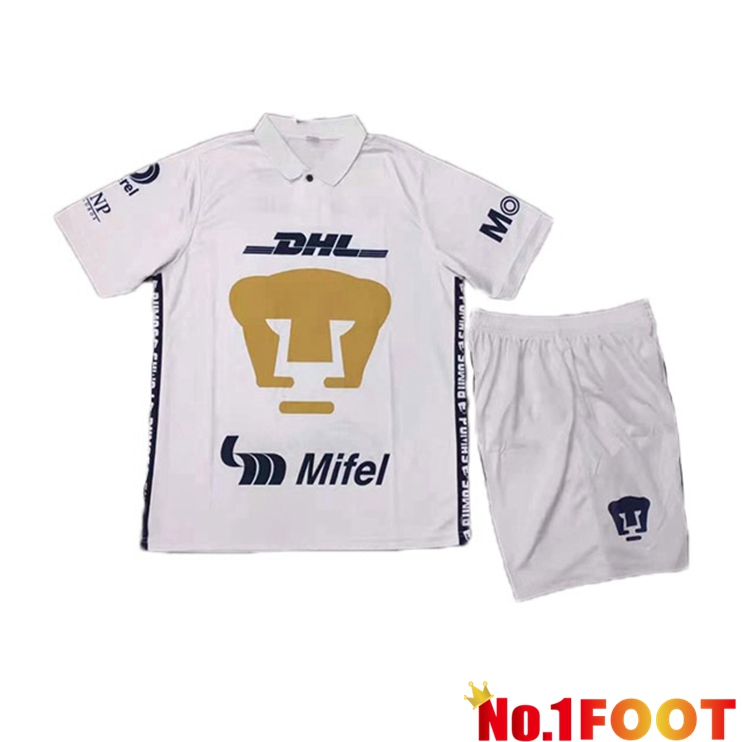 Pumas UNAM Kids Home Jersey White 2021/22