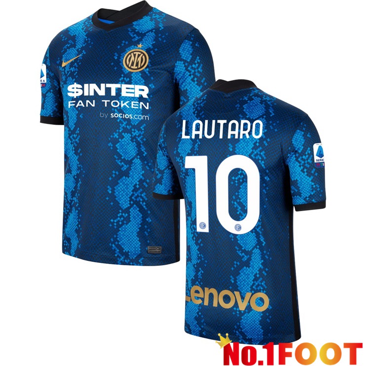 Inter Milan（LAUTARO 10）Home Jersey Blue 2021/2022