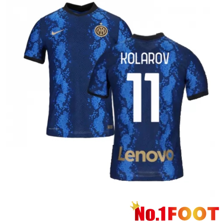 Inter Milan（KOLAROV 11）Home Jersey Blue 2021/2022