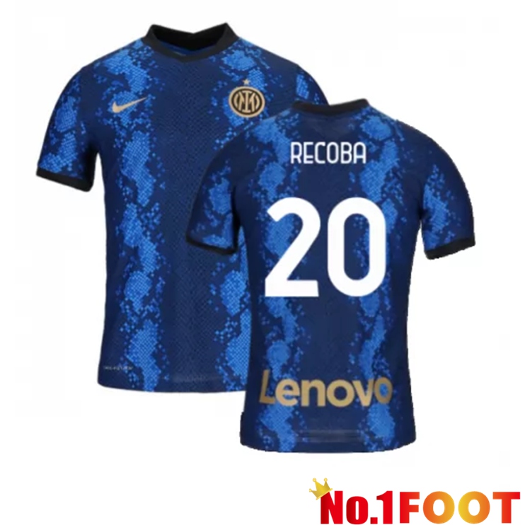 Inter Milan（RECOBA 20）Home Jersey Blue 2021/2022