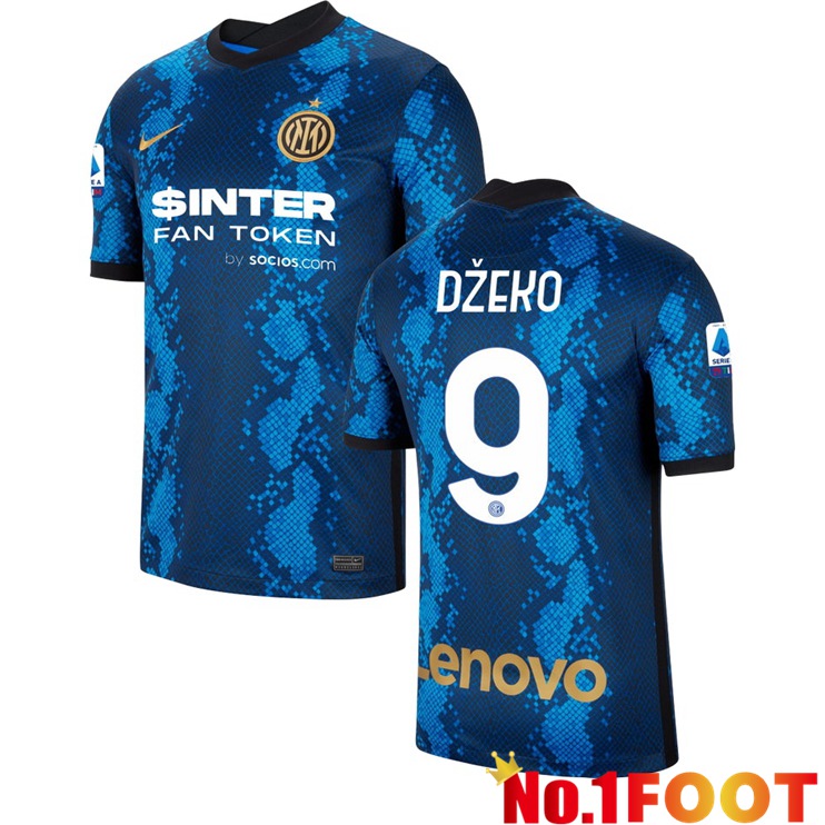 Inter Milan（DZEKO 9）Home Jersey Blue 2021/2022