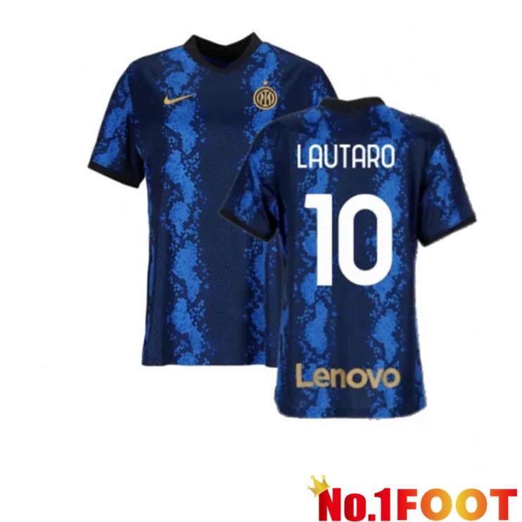 Inter Milan（LAUTARO 10）Womens Home Jersey Blue 2021/2022